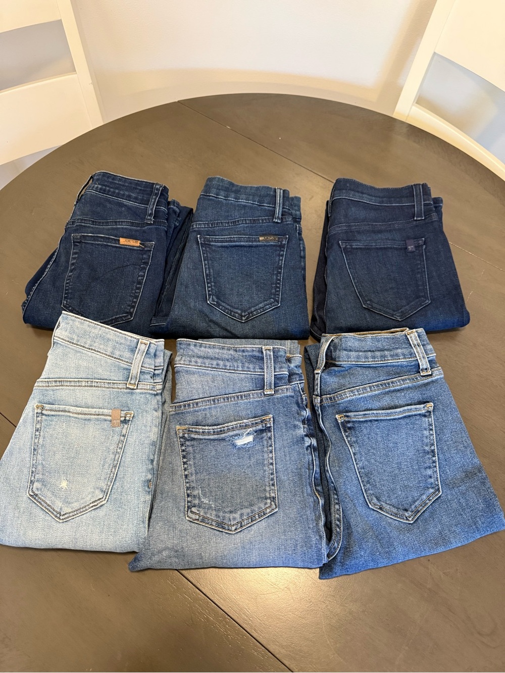 Joe’s Jeans The Charlie High Rise Skinny Ankle -6 pairs